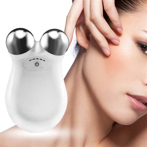 Electric Microcurrent Vibration Face Lift Massager Facial Toning Dev