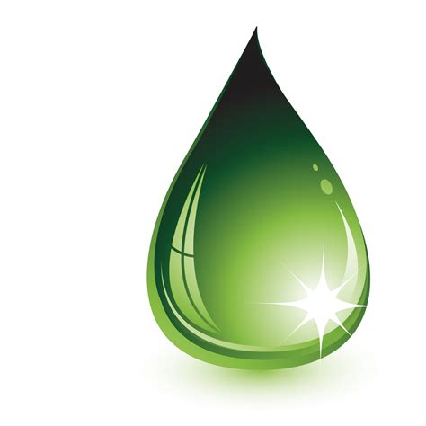 drop computer file green water droplets png