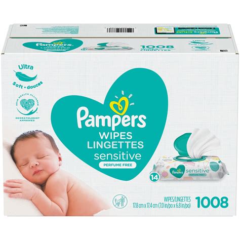 pampers baby wipes sensitive perfume   pop top packs  count walmartcom