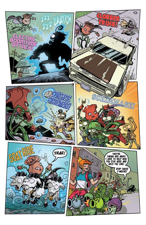 plants vs zombies read free comics online plants vs zombies garden warfare issue 2