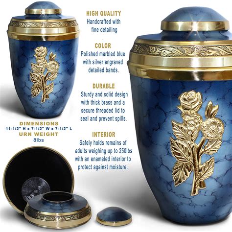 cremation urn  ashes  adults   lbs funeral burial urns fedmax