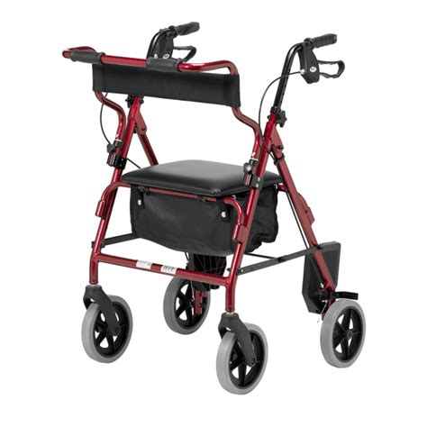 rollator wheelchair combination folding mansfield mobility centre