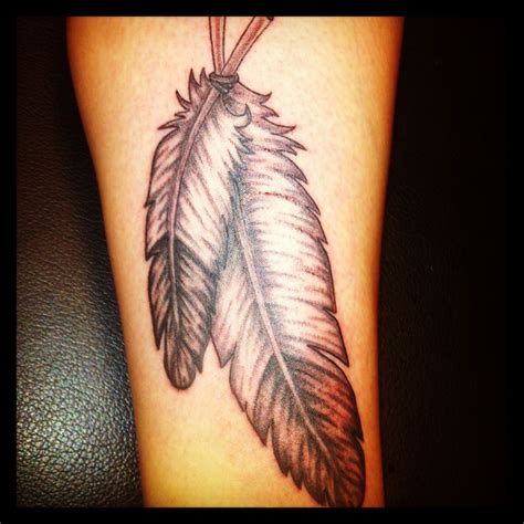 Feather Tattoo On Calf Native American Feather Tattoo Calf Tattoo
