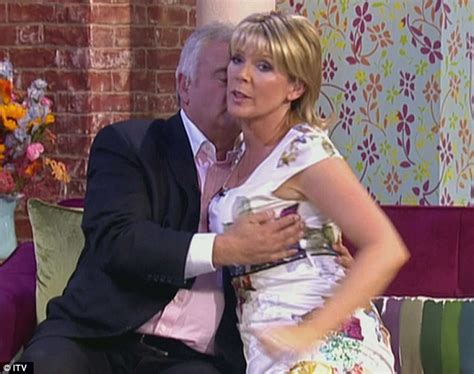 Ruth Langsford And Eamonn Holmes Demonstrate A Pda On This Morning
