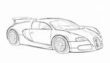 Bugatti Kleurplaat Raceauto Downloaden sketch template