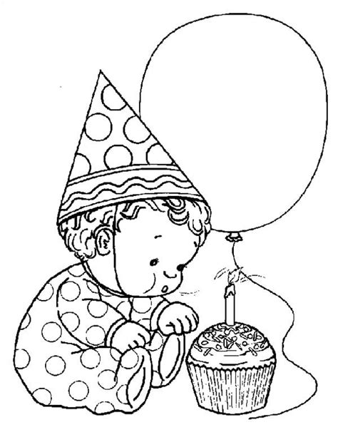 birthday boy coloring pages  place  color coloriage  color