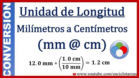 convertir de milimetros  centimetros mm  cm youtube