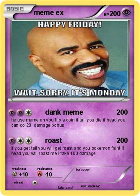 Pokémon Meme Ex 2 2 Dank Meme My Pokemon Card