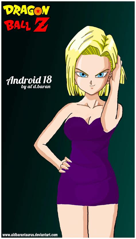 Sexy Android 18 Dragon Ball Z By Al D Baran By Aldbarantaurus On