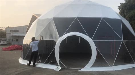 20m large sound proof dome exhibition tent for wedding and celebrations