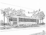 Drawing Streetcar Orleans Street Paintingvalley Drawings Car sketch template