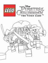 Lego Caribbean Pirates Sparrow Kleurplaten Coloringareas sketch template