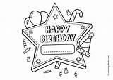 Birthday Coloring Happy Teacher Pages Printable Getdrawings sketch template