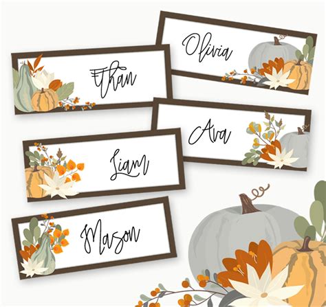 pin  linda hutchinson  party ideas thanksgiving place cards
