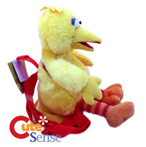 sesame street big bird plush backpackbag  figure ebay