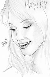 Hayley Williams Paramore Deviantart sketch template