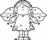 Coloring Angel Headed Wecoloringpage sketch template