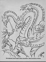 Dragons Dungeon 2warpstoneptune Dnd 1983 Designlooter Petri sketch template