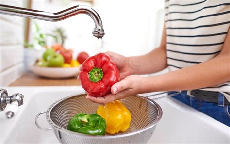 wash fruits  vegetables  homes gardens