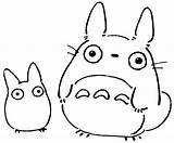 Totoro Coloring Pages Drawing Neighbor Tattoo Ghibli Chibi Hello Studio Drawings Little Color Baby Tattoos Labs Kawaii Easy Choose Board sketch template
