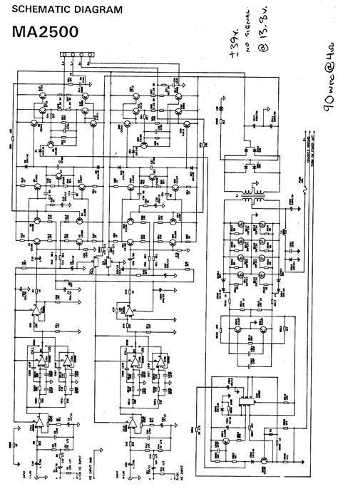 watts power amplifier schematic diagram elektronika