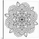 Coloring Pages Mandala Canvas Wall Multi Color Homedepot Sold Cynthia Thomas Pretty sketch template