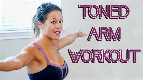 Lean Toned Arm Workout For Beginners How To Get Strong