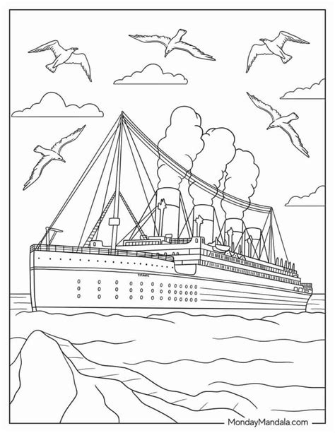 titanic coloring pages   printables titanic coloring
