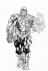 Thanos Sinestro Spiderguile Poderes Superhuman Immense Possessed Levels Tudodesenhos Helden Freunde Jener Ersten Nolan sketch template