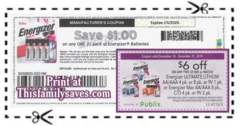 energizer batteries coupon stack   publix coupon