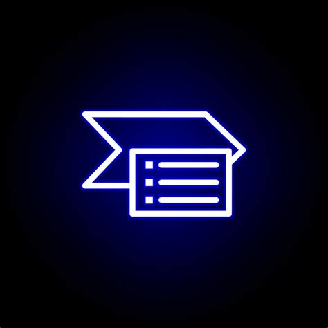 smartart icon  neon style     web logo mobile app ui