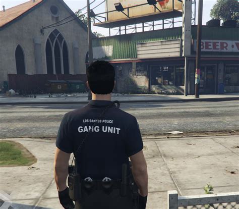 Gang Unit And Investigator T Shirt [eup] Gta5