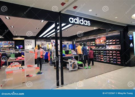 adidas winkel  hongkong redactionele fotografie image  productie