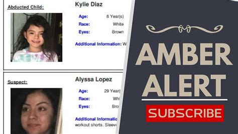 amber alert issued for missing 8 year old new braunfels girl youtube