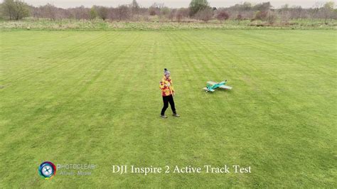 dji inspire  active track test youtube