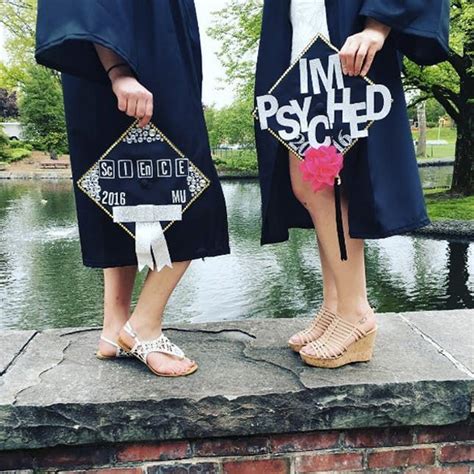 11 Diy Bff Graduation Cap Ideas To Wear At Your Ceremony Brit Co