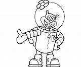 Sandy Coloring Pages Cheeks Drawing Print Squidward Colouring Getdrawings Getcolorings Printable sketch template