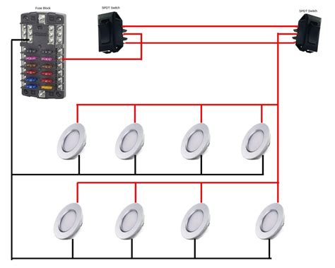 led lighting wiring diagram