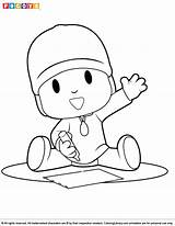 Pocoyo Coloring Pages Kids Library Sheets Clipart Comments Coloringlibrary Sketch sketch template