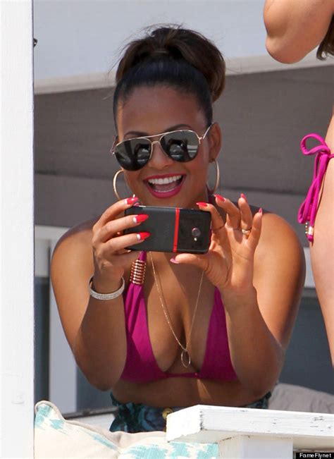 christina milian shows off her bikini body at a beach party in malibu photos huffpost
