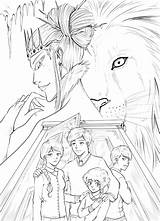 Wardrobe Witch Lion Narnia Coloring Drawing Inked Triaelf9 Group Pages Deviantart Template Getdrawings sketch template