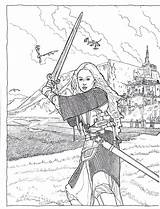 Gandalf Tolkien Farah sketch template