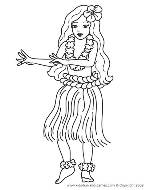 printable coloring pages  hawaiian flowers coloring home