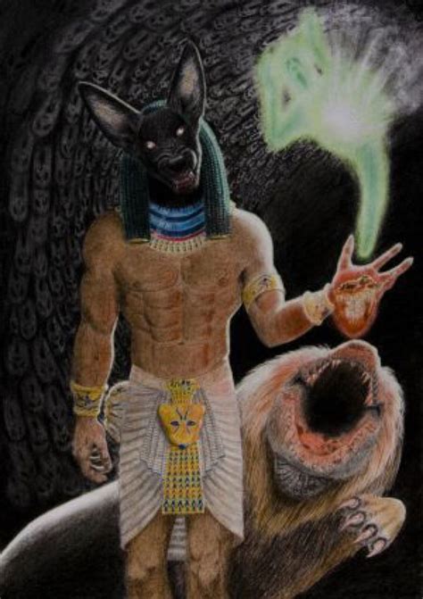 Anubis Lord Of The Necropolis By Sekhmet The Flame On