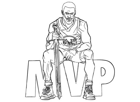 stephen curry coloring pages printable