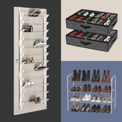 walk  closet shoe storage ideas dandk organizer