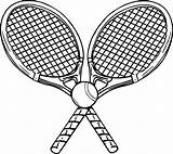 Tennis Racket Rackets Racquet Raquettes 17qq Wecoloringpage sketch template