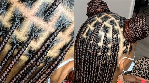 create perfect parts  knotless braids beginner friendly tutorial youtube