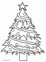 Christmas Tree Coloring Pages Kids Printable Color Cool2bkids Getcolorings sketch template