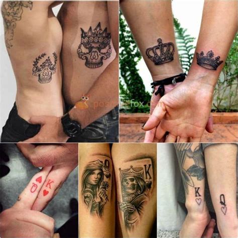 Couple Tattoos Couple Tattoo Ideas King And Queen